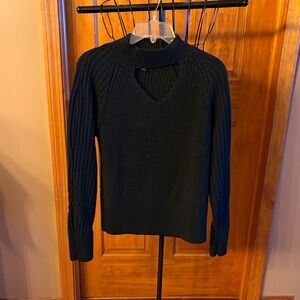 INC International Concepts Black Cowl Neck Sweater
